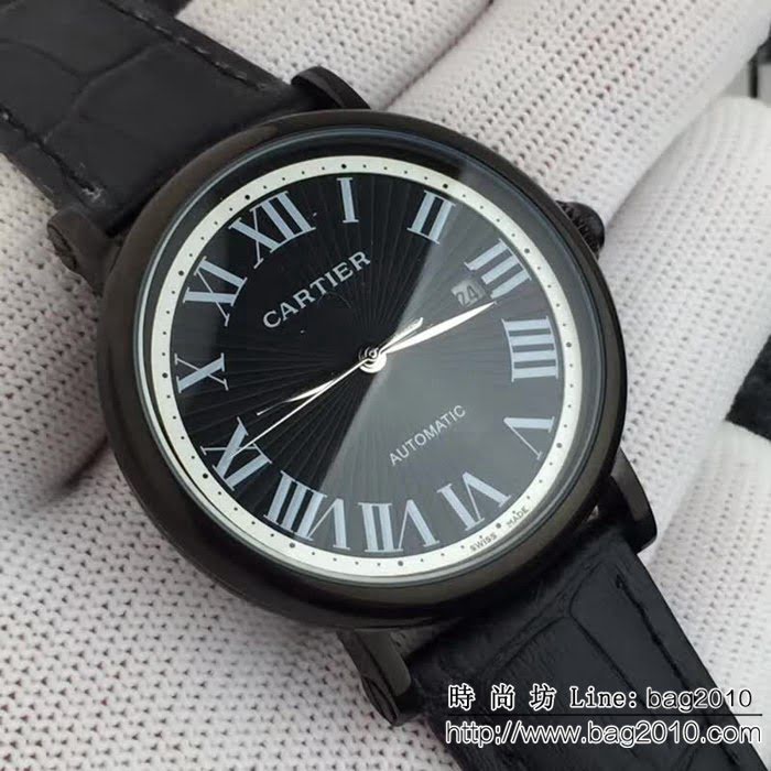 CARTIER卡地亞 全自動機械 時尚男士腕表  WSS3229